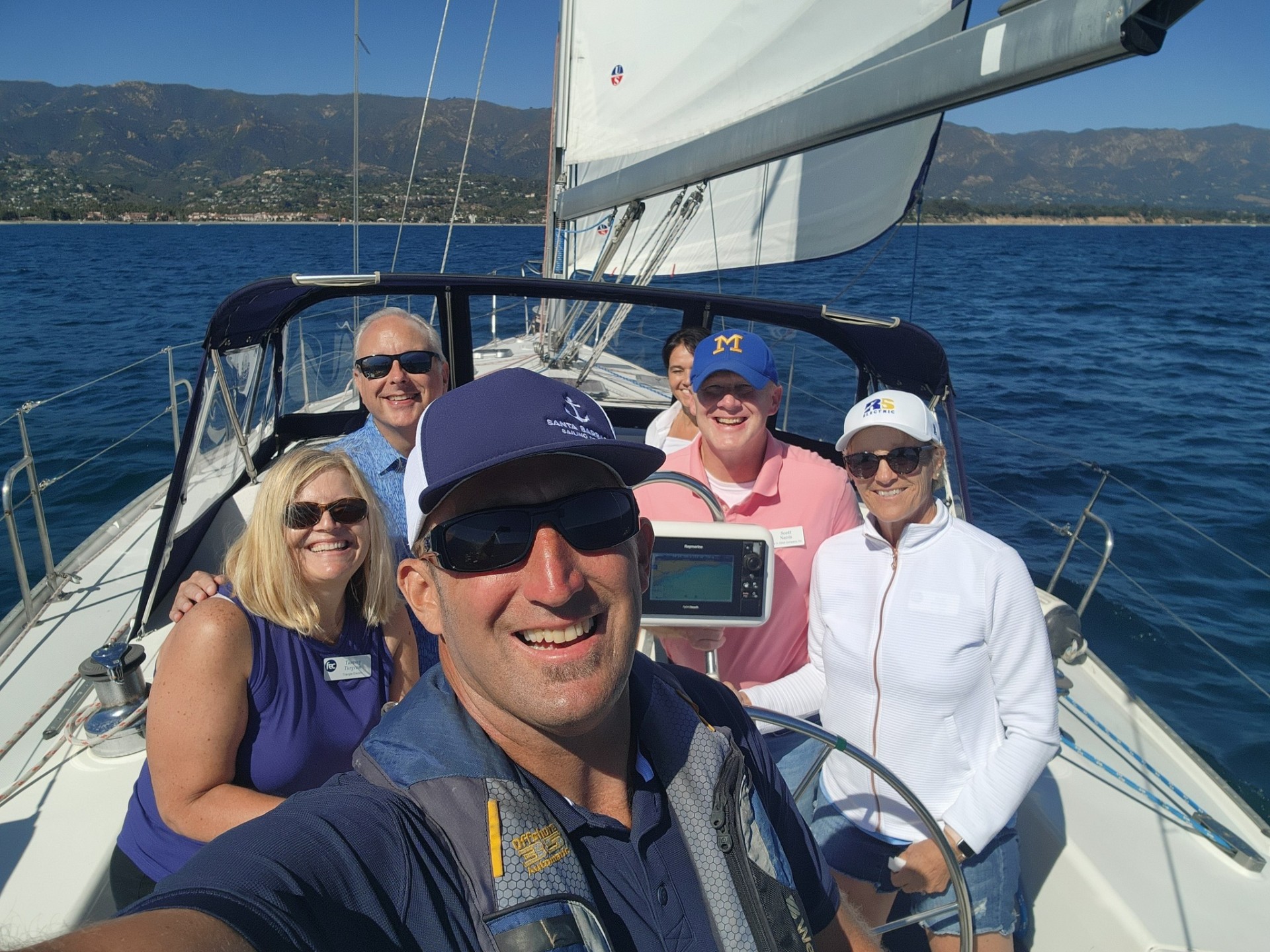 Sailing clients out of Santa Barbara